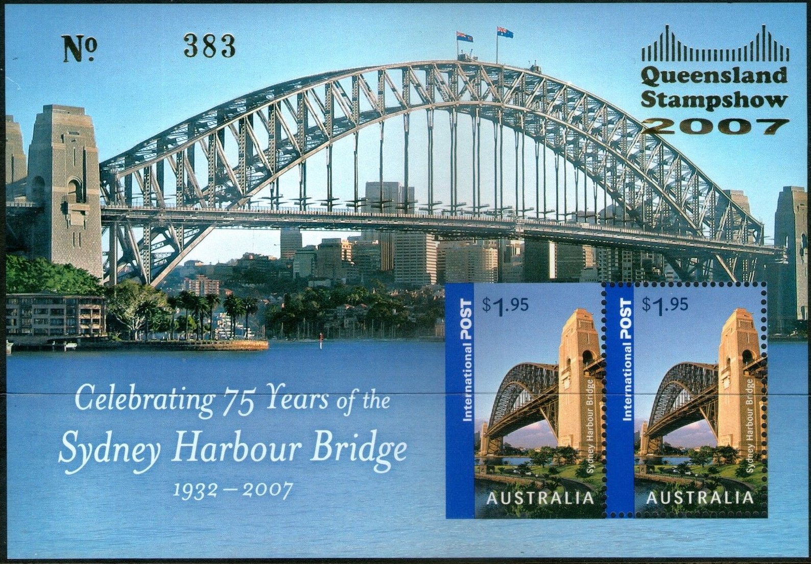 2007 Sydney Harbour Bridge $1.95 stamp